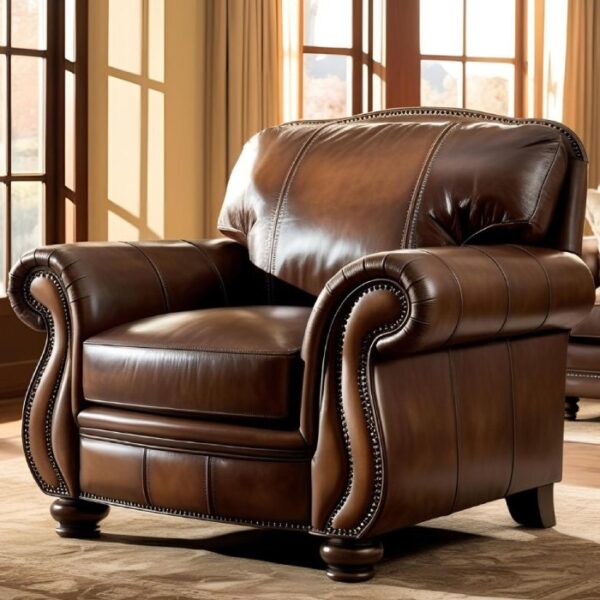 Rich Leather Club Chair