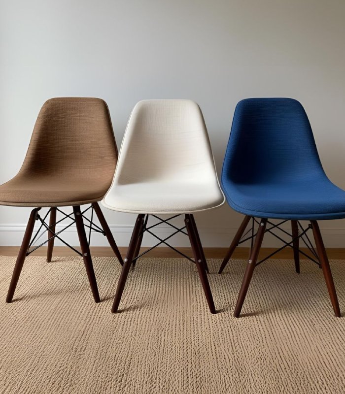 Modern Minimalist Eames-Style Chairs